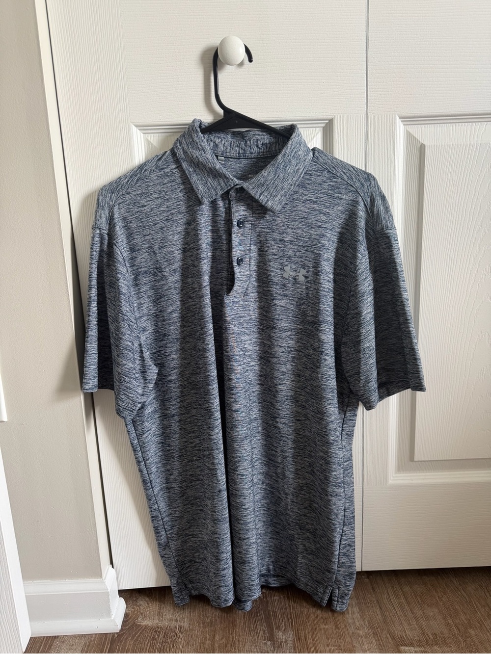 Under Armour Men’s Heathered Blue/Grey Polo Shirt